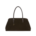 Espresso Suede Club Bag