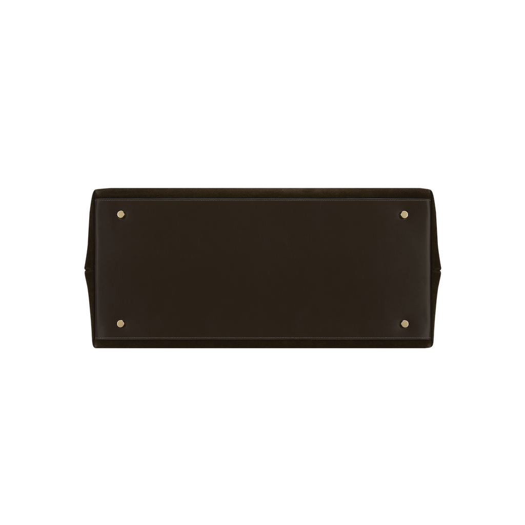 Espresso Suede Club Bag