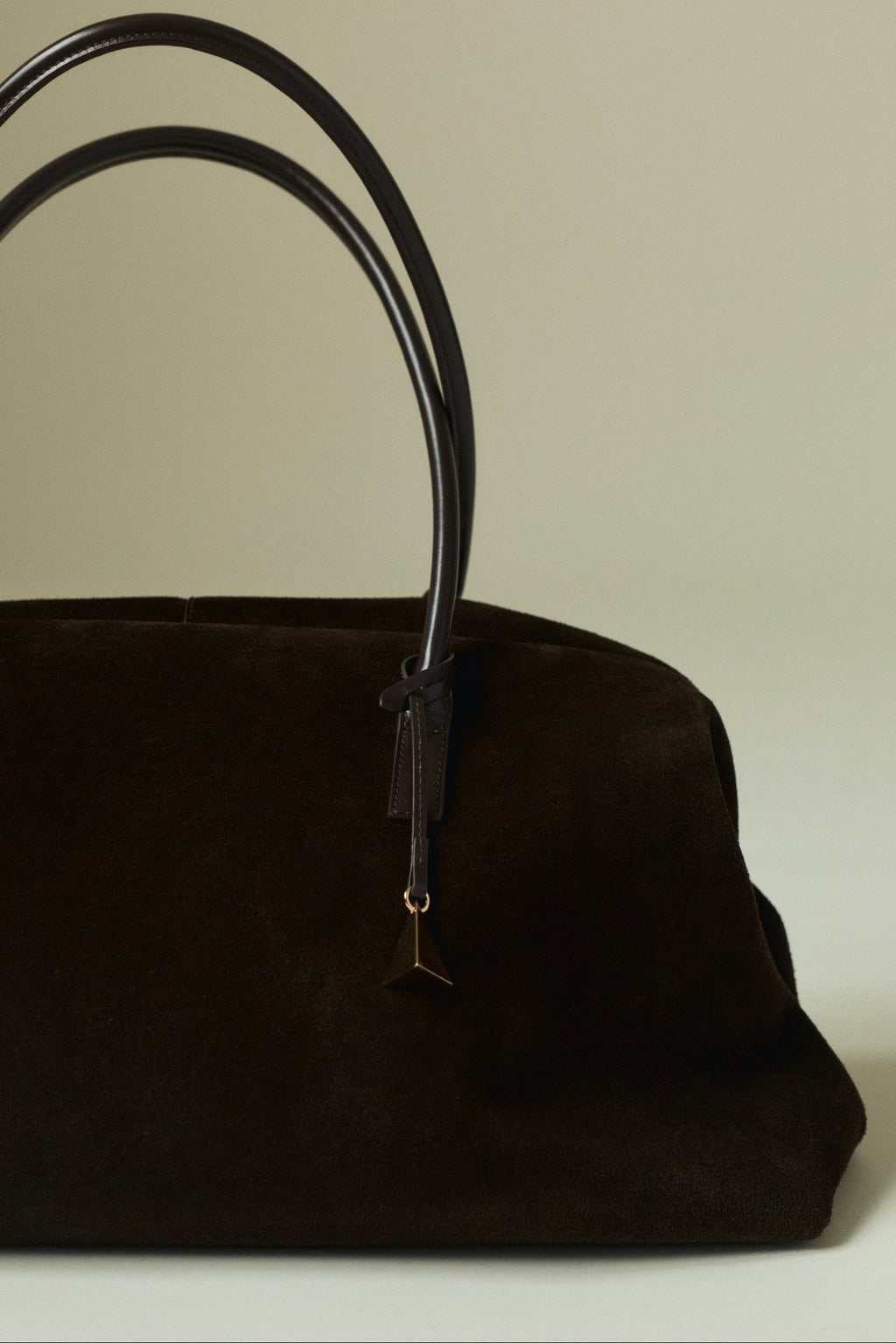 Espresso Suede Club Bag