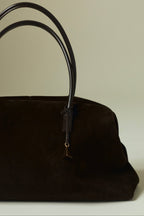 Espresso Suede Club Bag