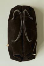 Espresso Suede Club Bag